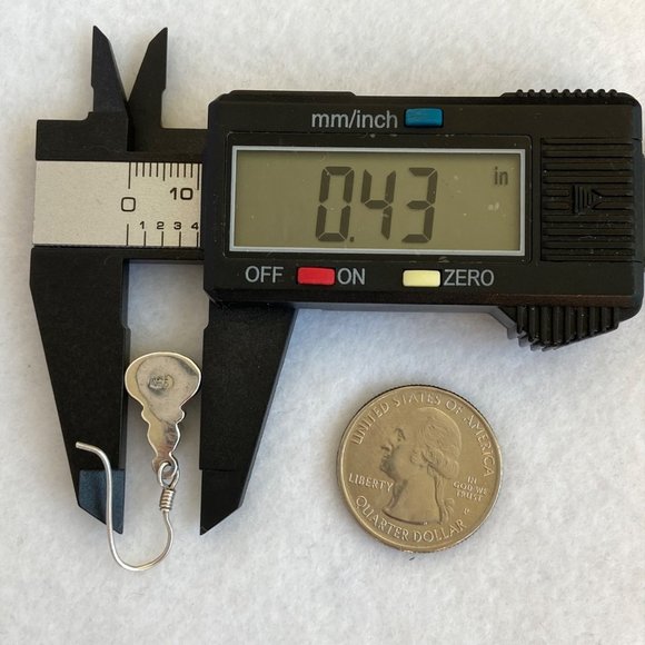 Sterling Silver 950 1.26" Oval Bezel Set Carnelian Gemstone Dangle Earrings 3.5g - Picture 14 of 16